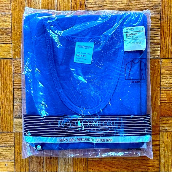 Vintage JCPenney Blue Tank - New in Package - Picture 2 of 4